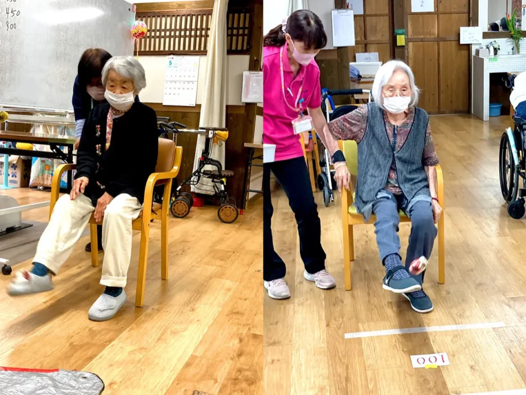 お手玉投げ